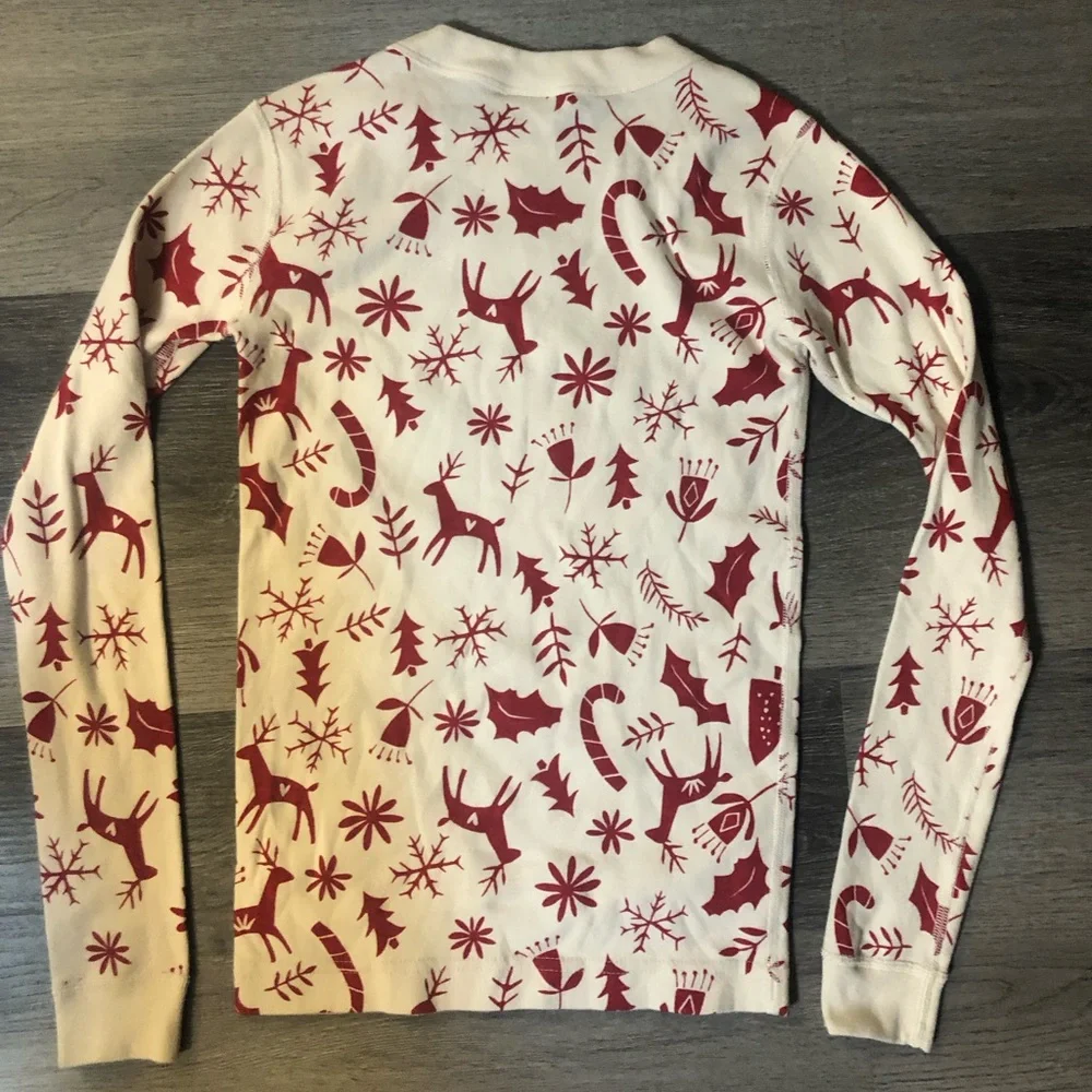 Hanna Anderson Organic Cotton Long Sleeve Christmas Shirt